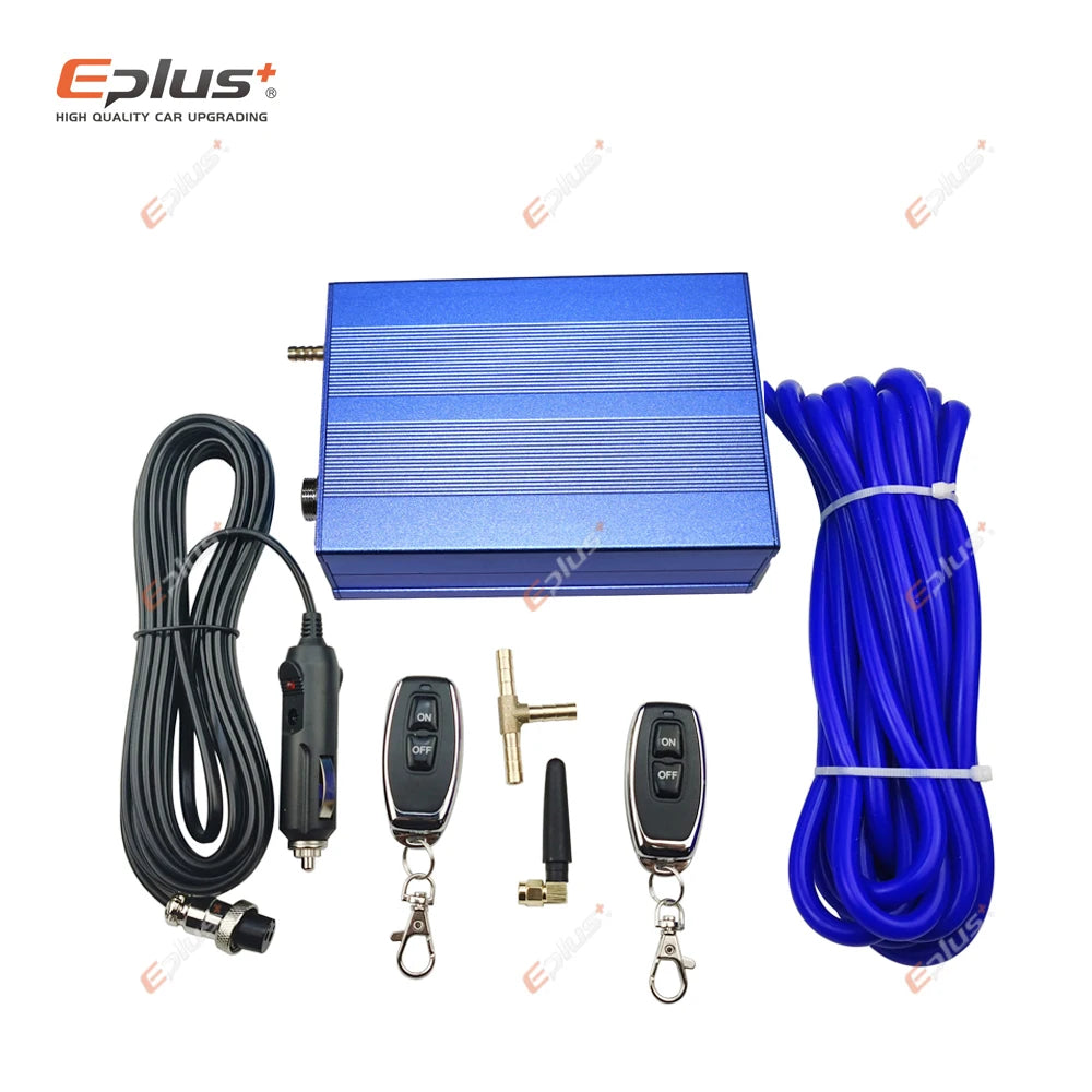 EPLUS Car Exhaust Pipe System Valve dampers Control Sets Vacuum Controller Device Remote Controller Switch Universal
