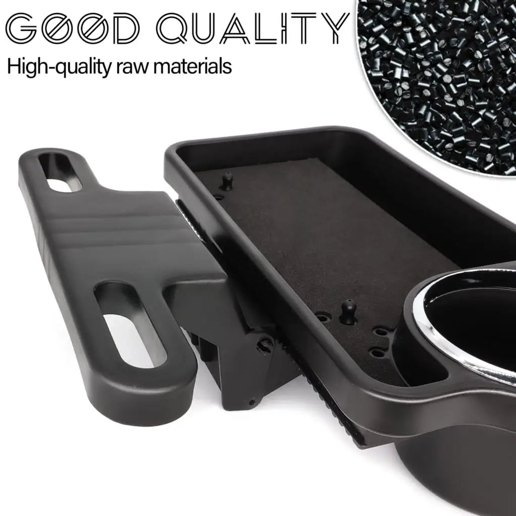 Car Seat Back Organizer Storage Tidy Foldable Table Tray Cup Holder Phone Mount Stand Food Drink Desk Travel Auto Accessories