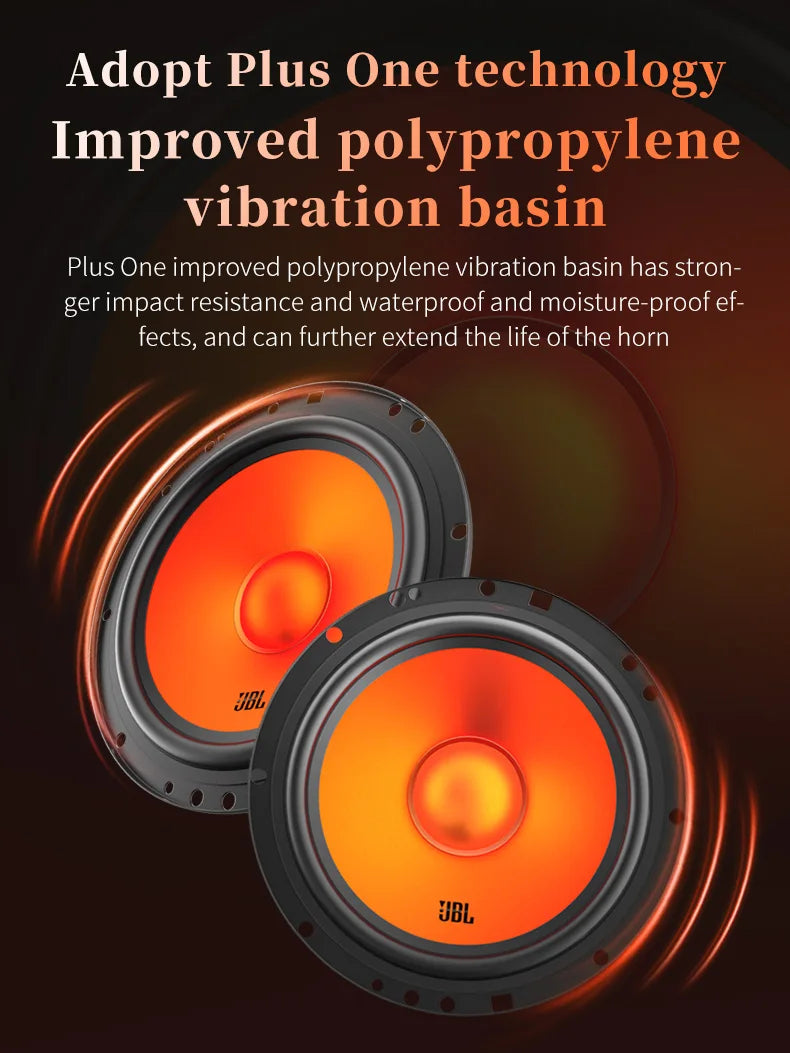 JBL car audio speaker 6.5-inch two-way speaker 640W power output car subwoofer treble midrange stereo speaker car speaker