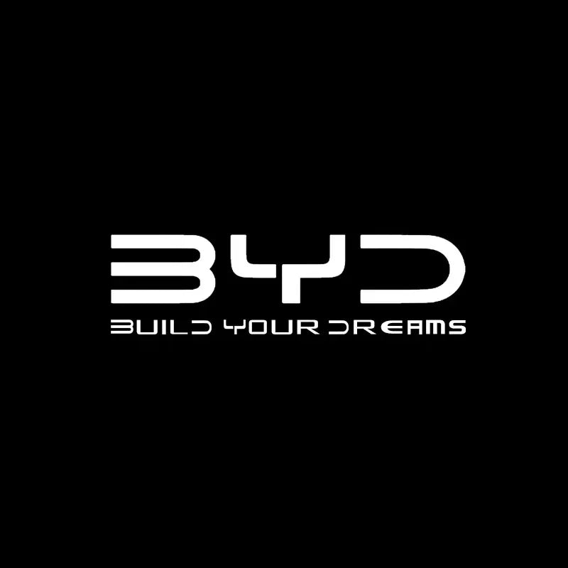 2PC Wireless Led Car Door Welcome Laser Projector Logo Shadow Night Light Car Styling Courtesy Lamp Car Accessories Kits For BYD