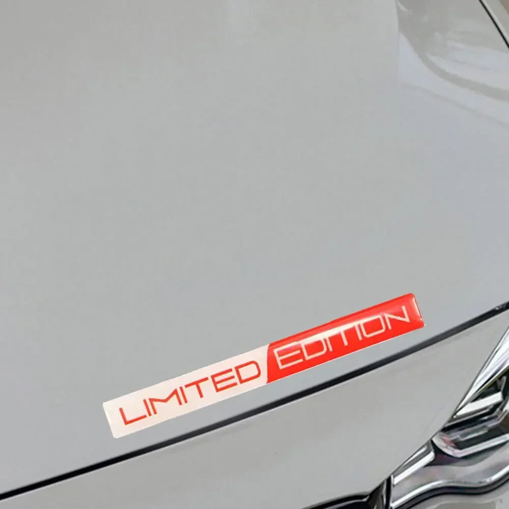 1 Pair 3D Emblem Limited Edition Styling Car Stickers Badge Decal Sticker Auto Door Bumper Trunk Body Side Decor Sticker