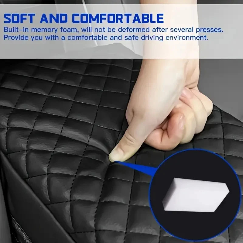For Tesla Model 3 Model Y Car Armrest Cushion Rest Arms Pad 2023 2024 2025 Console Box Supports Arm Auto Accessories Protector