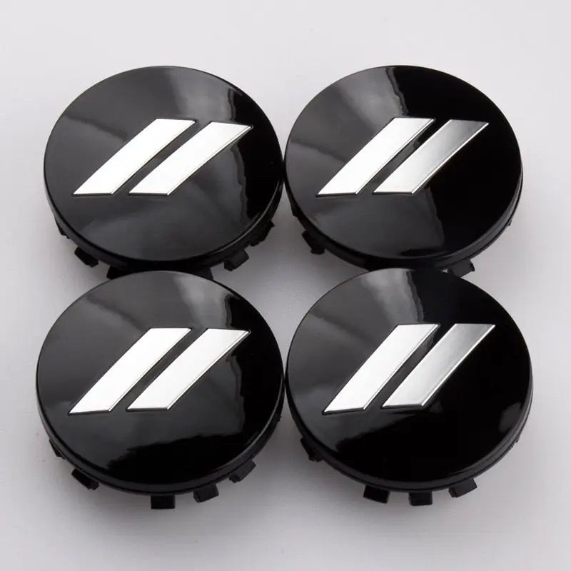 4pcs x 64mm Car Logo Wheel Center Hub Caps Rim Cover Emblem Sticker For Dodge Charger Challenger Hell Cat SRT Chrysler 300C