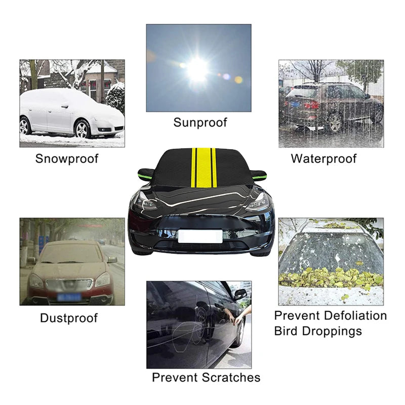 Car Windshield Mirror Reflective Bar Cover Sun Shade Protector Winter Snow Ice Rain Dust Frost Guard Aluminium Film Universal