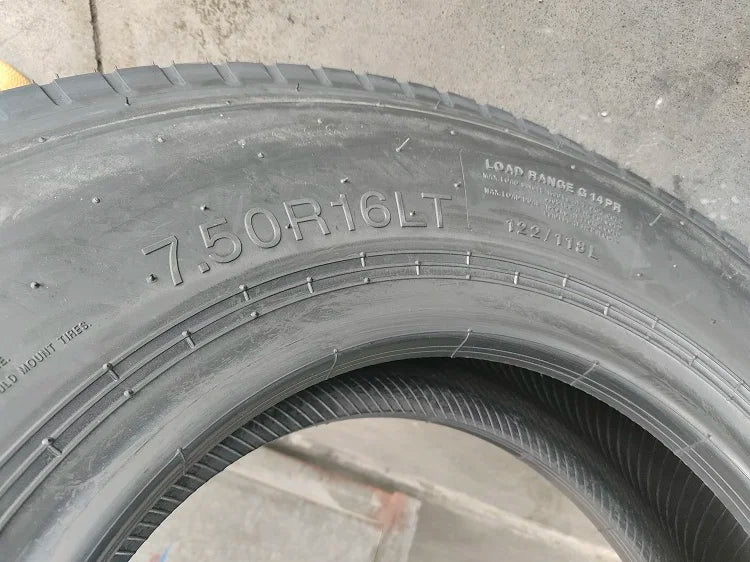 Chinese 2024 New Passenger Car Tires Truck Tire 7.50-16 750/16 750r16 7.50R16 Commercial Wheels 1000/20 Tube Type Tyres