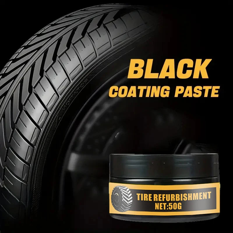Tire gloss wax - prevent cracking, waterproof and dustproof formula, car/SUV/truck, tires restore tire gloss