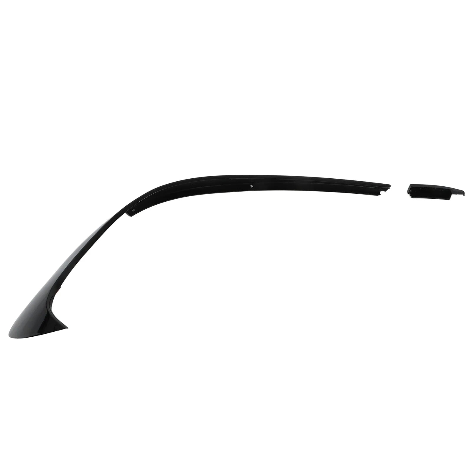 3pcs Glossy Black Front Bumper Spoiler Splitter Trim Replacement for Mercedes‑Benz A‑Class W176 AMG‑Line A45 2015 2016 2017 2018