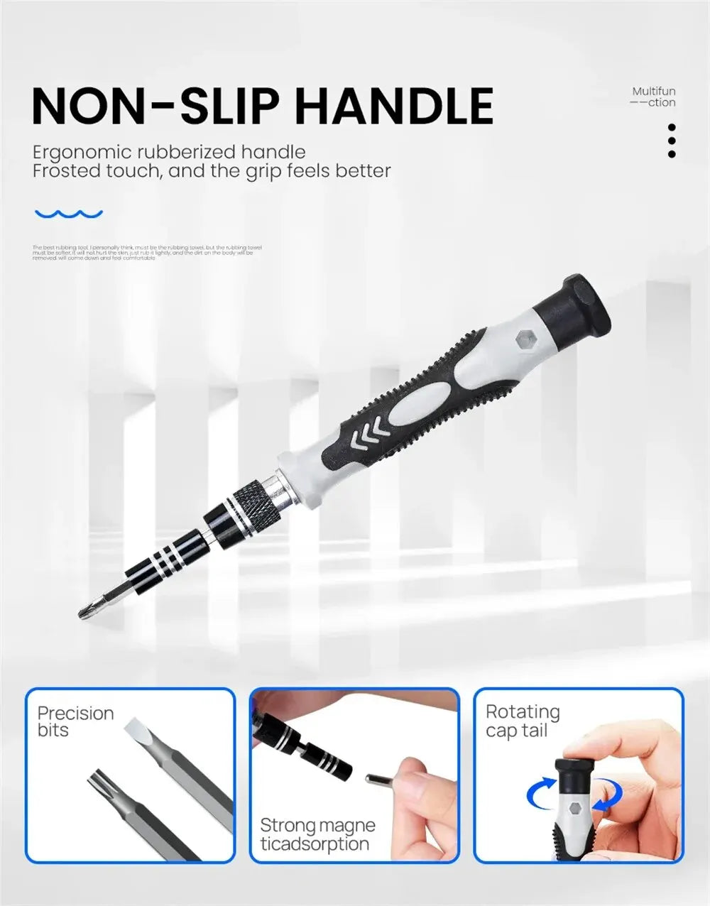 Magnetic Precision Screwdriver Set 115 in 1 Electronics Repair Tools Professional Nut Driver for Laptop Phone PC Maintenance