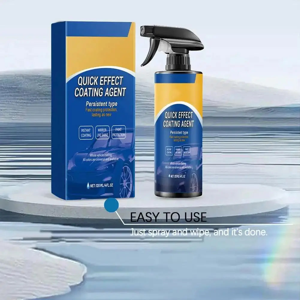 120ml Car Coating Spray Waterless Fast-Acting High-Protection Fast-Acting Car Scratch Remover Long-Lasting And Durable