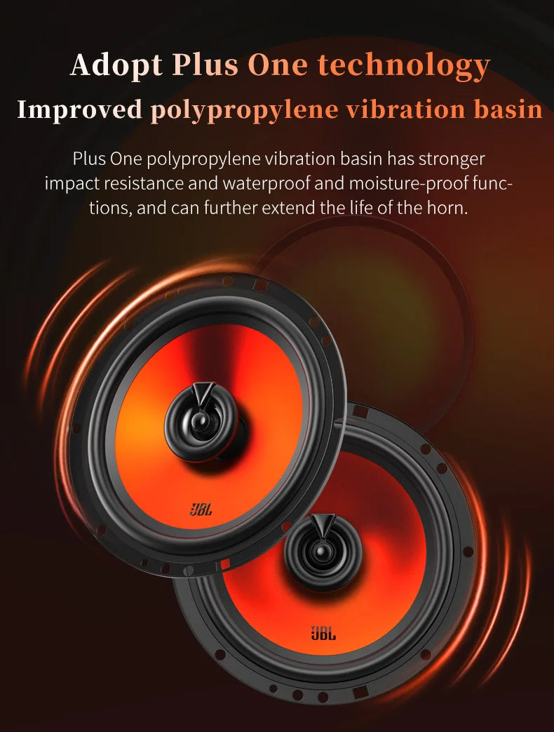 JBL car audio speaker 6.5-inch coaxial speaker 400W power car treble midrange subwoofer stereo speaker genuine JBL car speaker