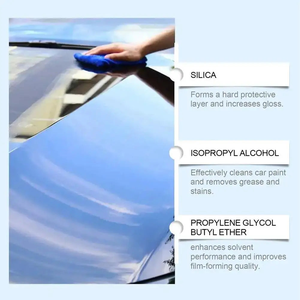 120ml Car Coating Spray Waterless Fast-Acting High-Protection Fast-Acting Car Scratch Remover Long-Lasting And Durable
