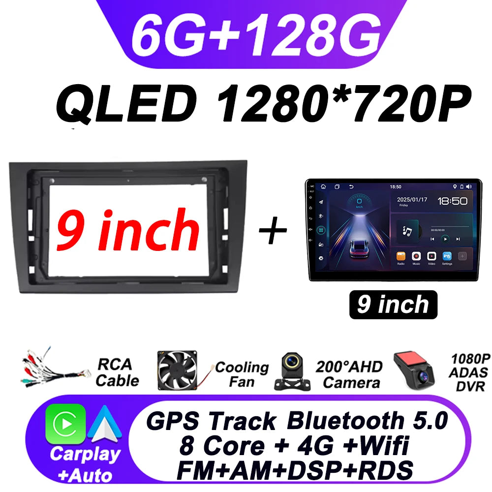Android 15 Auto For Volkswagen Golf 6 2008- 2016 Car Multimedia Video Player Car Radio Touch Screen GPS Navigation 5G Wifi DSP