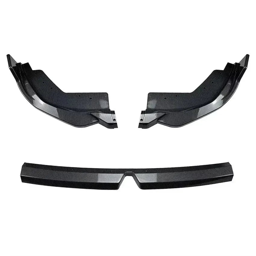 Car Front Bumper Splitter Lip Body Kit Spoiler Diffuser Black Accessories For BMW 3 Series G20 LCI M Sport 320i 325i 2023+