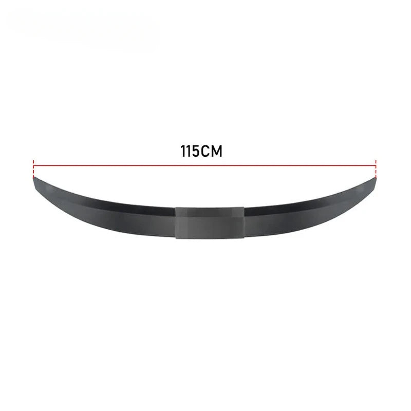 3Pcs Universal Black Trunk Tail Rear Wing Spoiler 115-125Cm For BMW For Tesla For Audi Toyota Honda KIA Hyundai Car Accessories