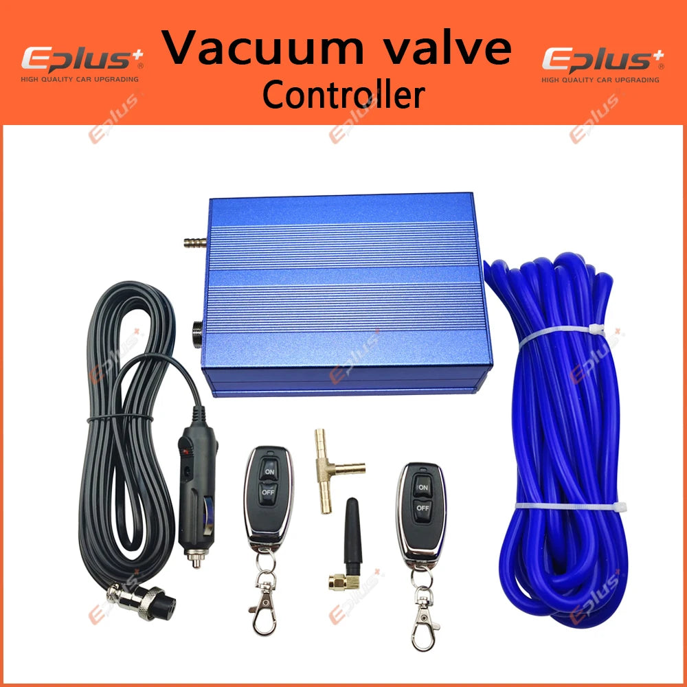 EPLUS Car Exhaust Pipe System Valve dampers Control Sets Vacuum Controller Device Remote Controller Switch Universal
