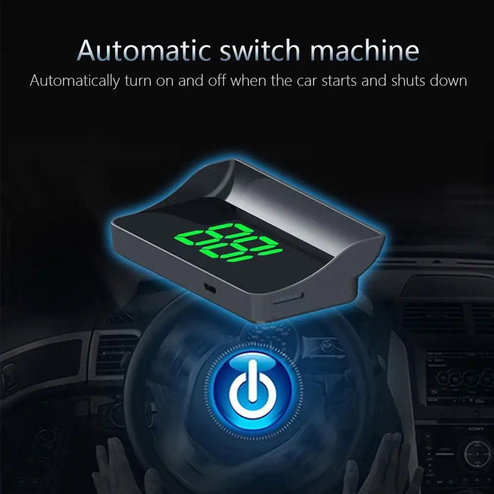 M2 Head Up Display Car Universal Speedometer KMH/MPH HUD USB Cable Plug & Play GPS & Beidou Dual Satellite System