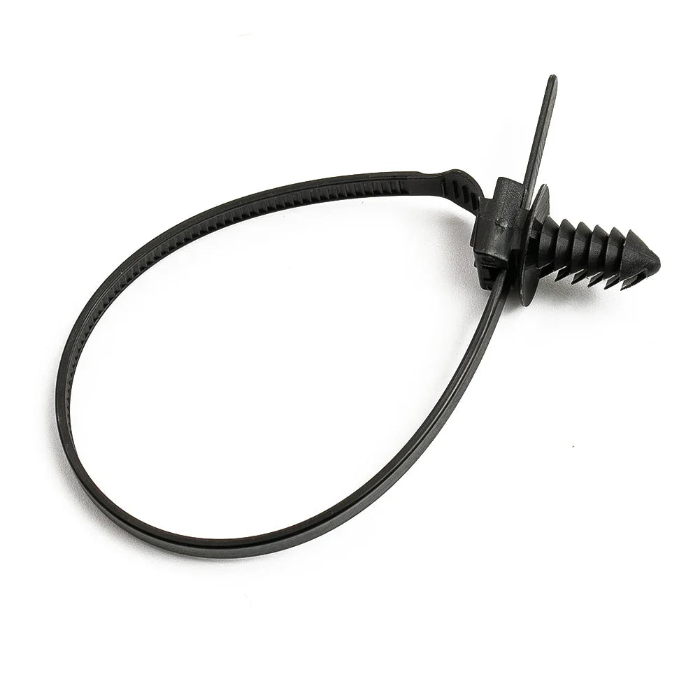 100/50Pcs Self-Locked Nylon Cable Tie Push Clips Wire Tie Released Zip Straps Car Pipe Cable Fastener Bundle Fixed Binding