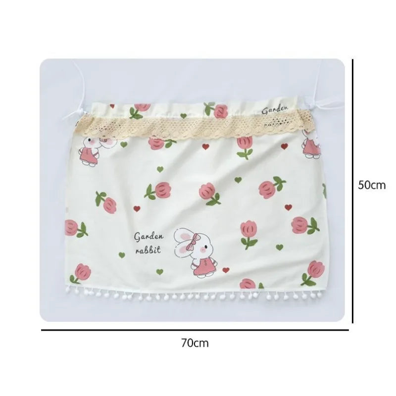 Car Side Window Sunshade Curtains Suction Cup Checkered Design Car Accessories Light-Blocking Lace Trim Car Privacy Curtains