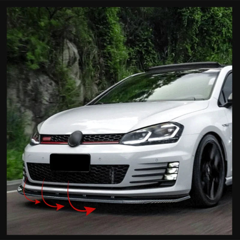Car Front Bumper For Volkswagen Golf 7 MK7 GTI GTD R Rline 2013-2016 Car Spoiler Lower Splitter Lip Diffuser Exterior Body Kit
