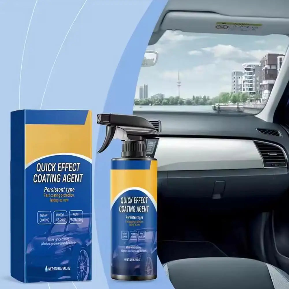 120ml Car Coating Spray Waterless Fast-Acting High-Protection Fast-Acting Car Scratch Remover Long-Lasting And Durable