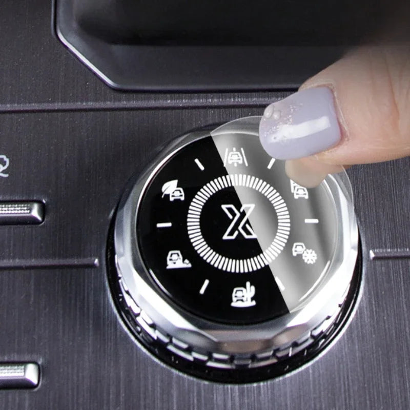 For Jetour Traveler Gear Knob Button Film TPU Protective Products Modified Daquan Shanhai T2 Car Interior Accessories