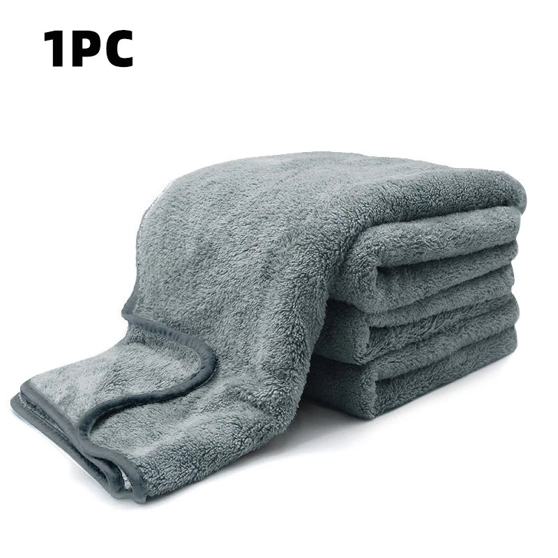 SEAMETAL Microfiber Car Towel Super Absorbency Car Cleaning Care Cloth Auto Towel One-Time Fast Drying for Car Wash Accessories