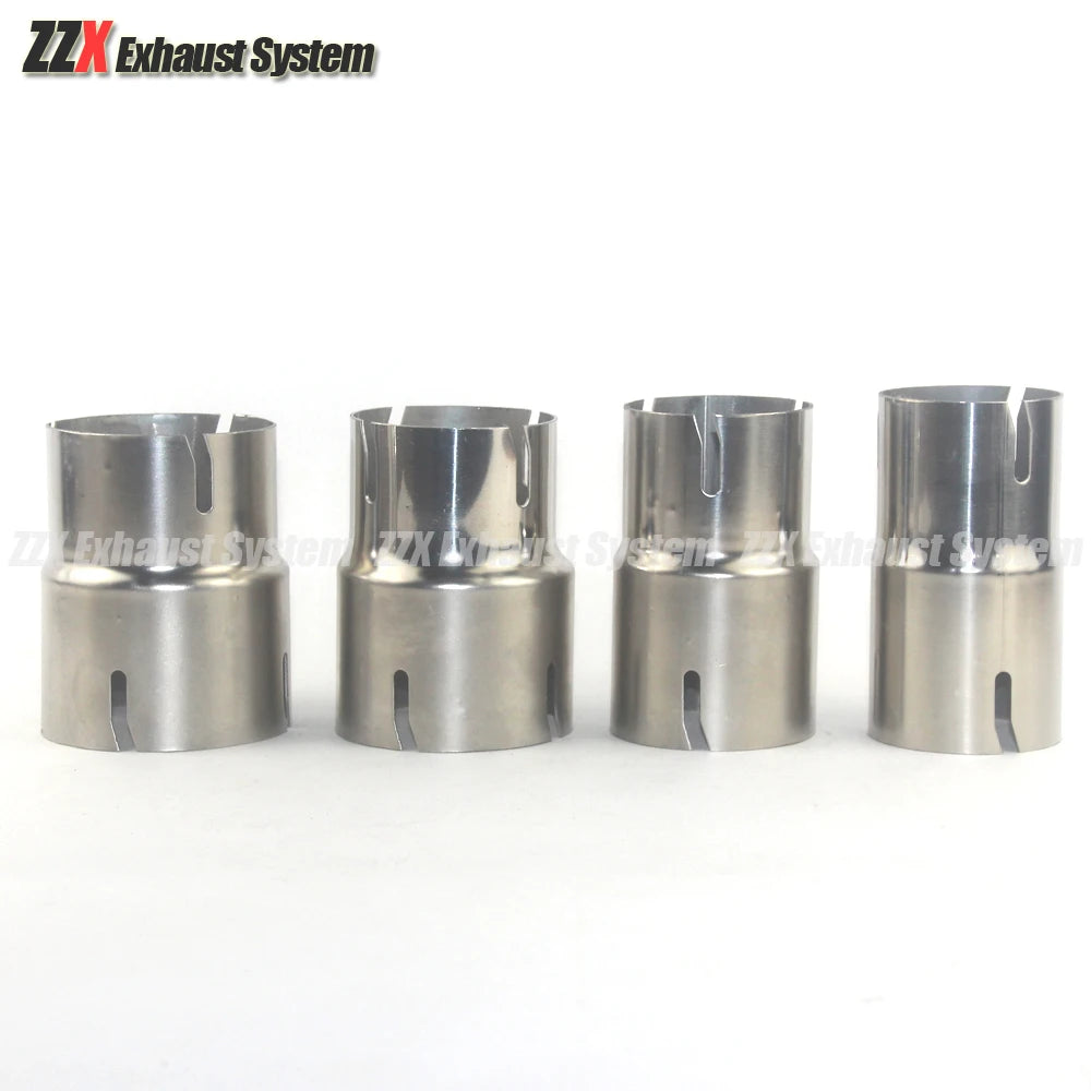 Car  Exhaust pipe muffler stainless steel standard reducer tail throat joint straight pipe OD 54/57/60/63/66/73/79mm