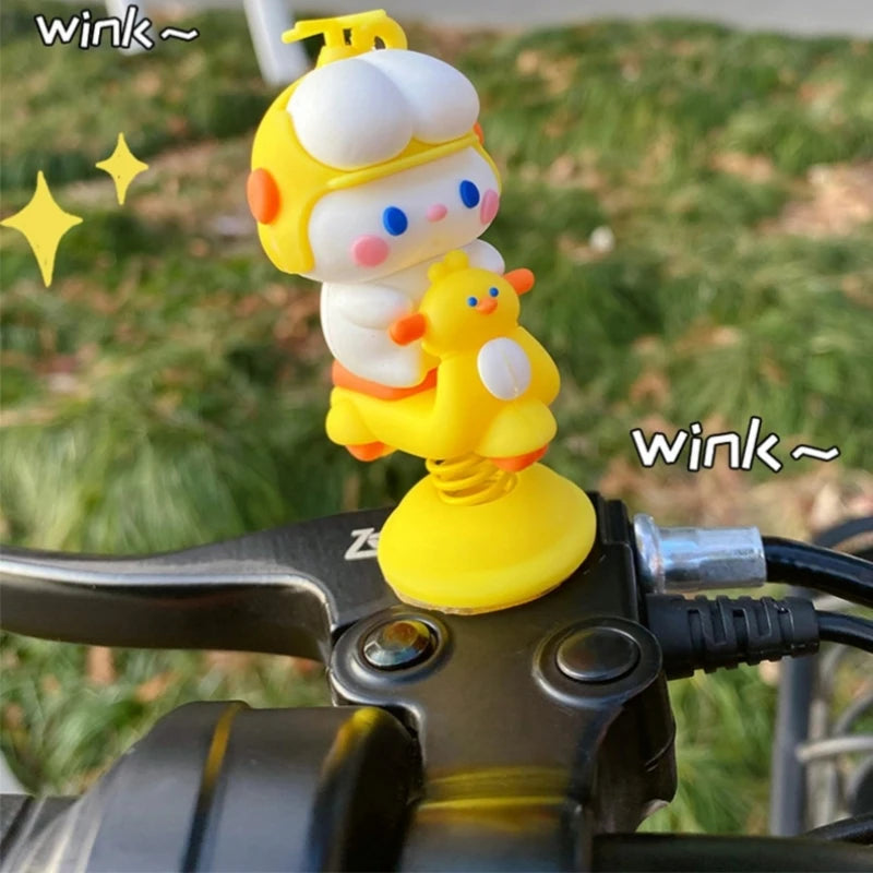 Shake Happy Creative Car Ornament Electric Car Shaking Ornament Personalized Car Relaxation Fun Ornament Desktop Decoration
