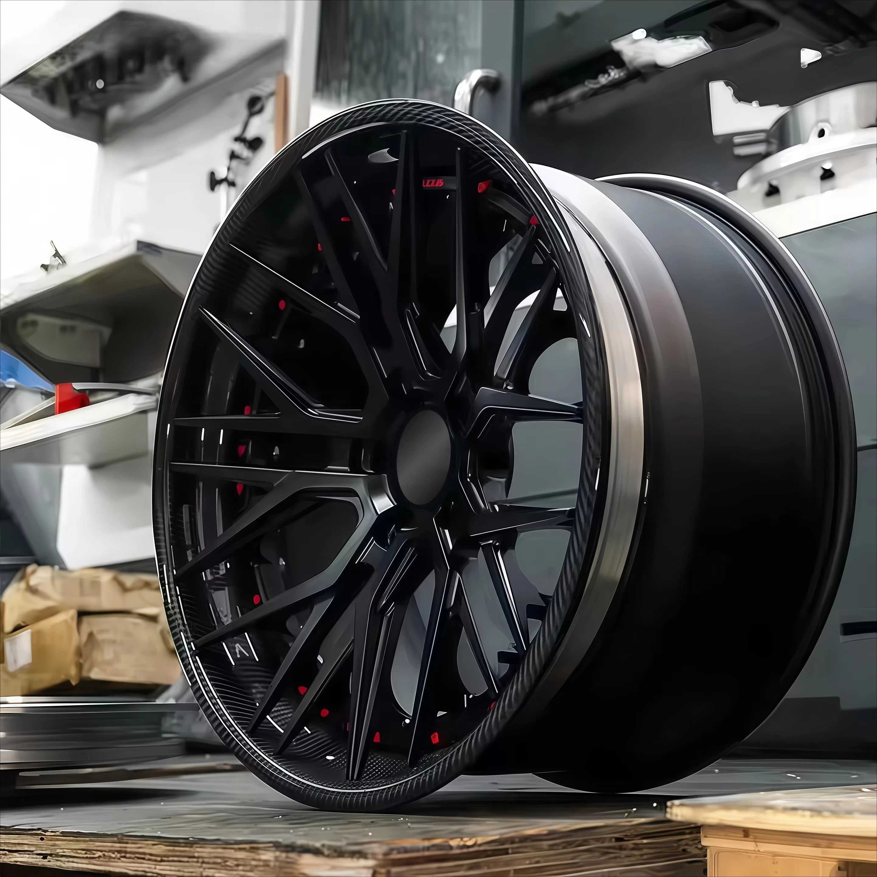 Custom OEM Deep Dish Car Carbon Fiber Wheel for BMW for Adui Urus C8 Wheel Rim 18 19 21 20 22 Inch Forged Alloy 5x127 5x120