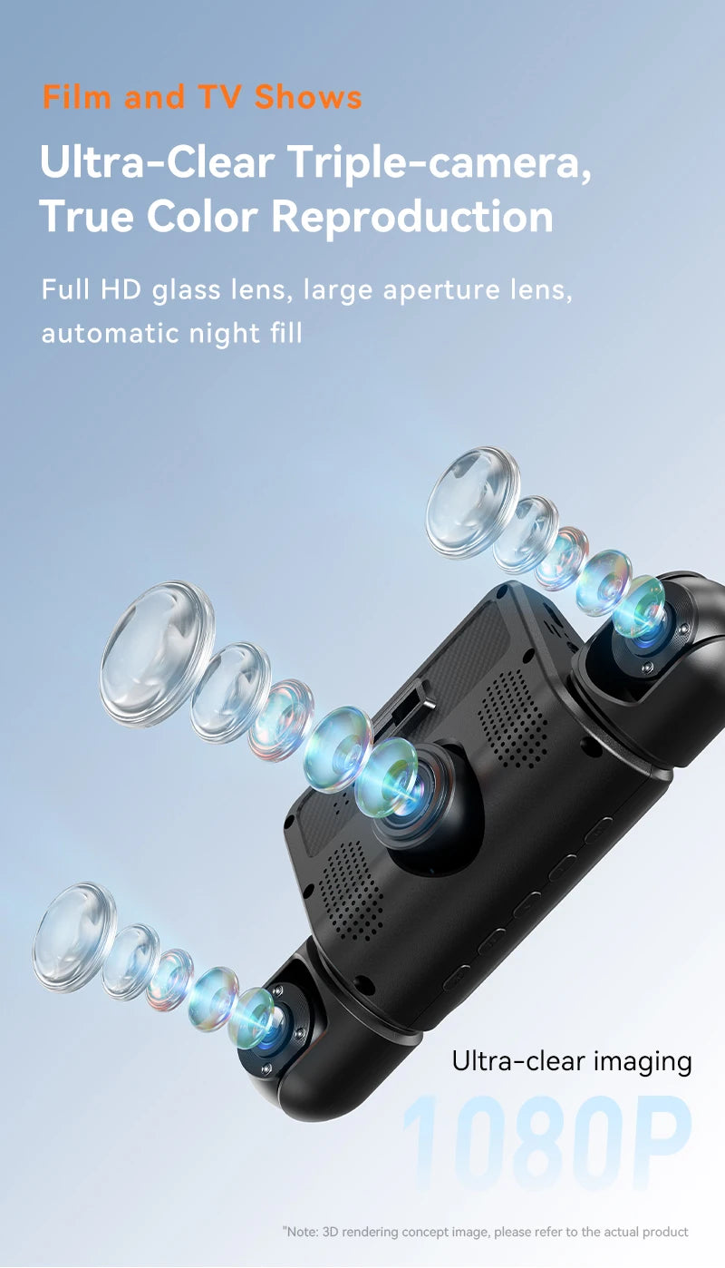 4 Channel Car DVR Dash Camera 4K Front and Rear Cam 2.4INCH 360 Dash Cam 4k*1080P 4 Lens Video Recorder Support 24H Parking