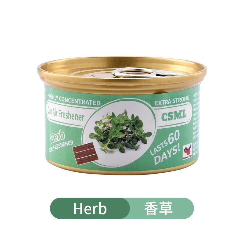 Best-selling Wooden Block Canned Car Aromatherapy, Car Fragrance Paste, Deodorizing Air Freshener, High-end Solid Perfume