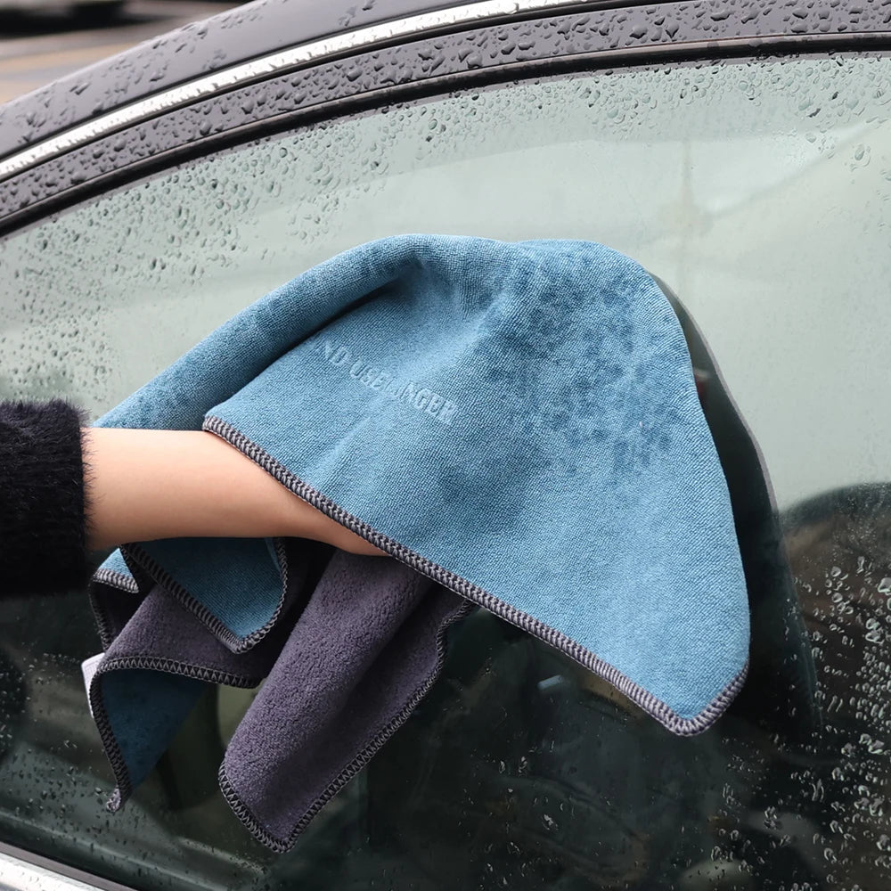 1PC High-end Microfiber Auto Wash Towel Car Cleaning Drying Cloth Hemming Auto Care Cloth Detailing Car Wash Towel Car Detailing