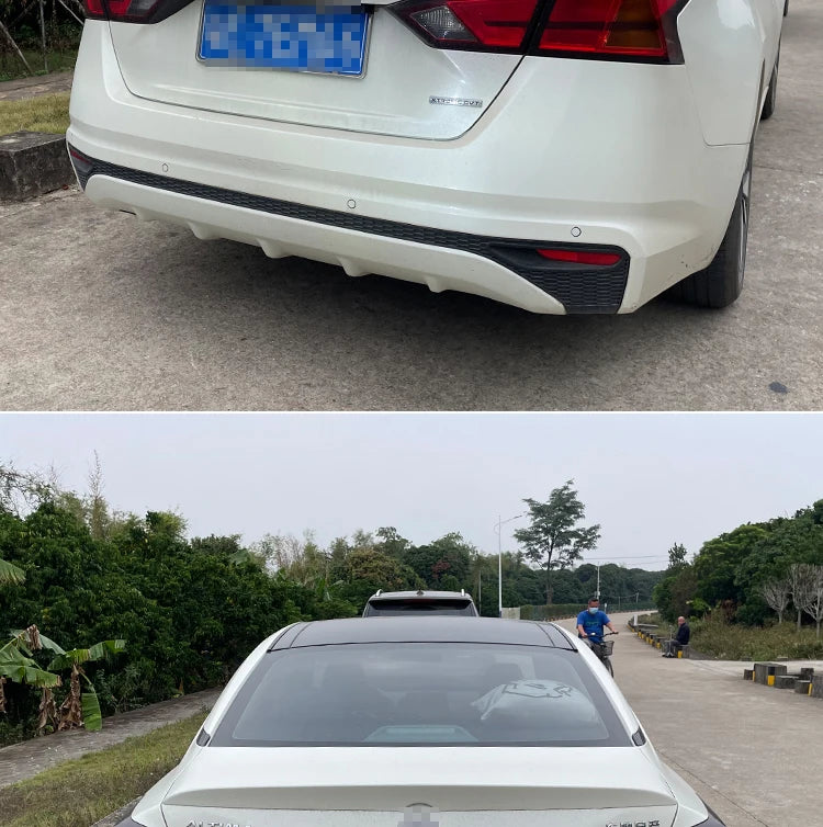 For 2019--2022 Nissan Altima Teana Rear Trunk Spoiler M4 Style Rear Window Roof Spoiler ABS Material Tuning Body Kit Accessories