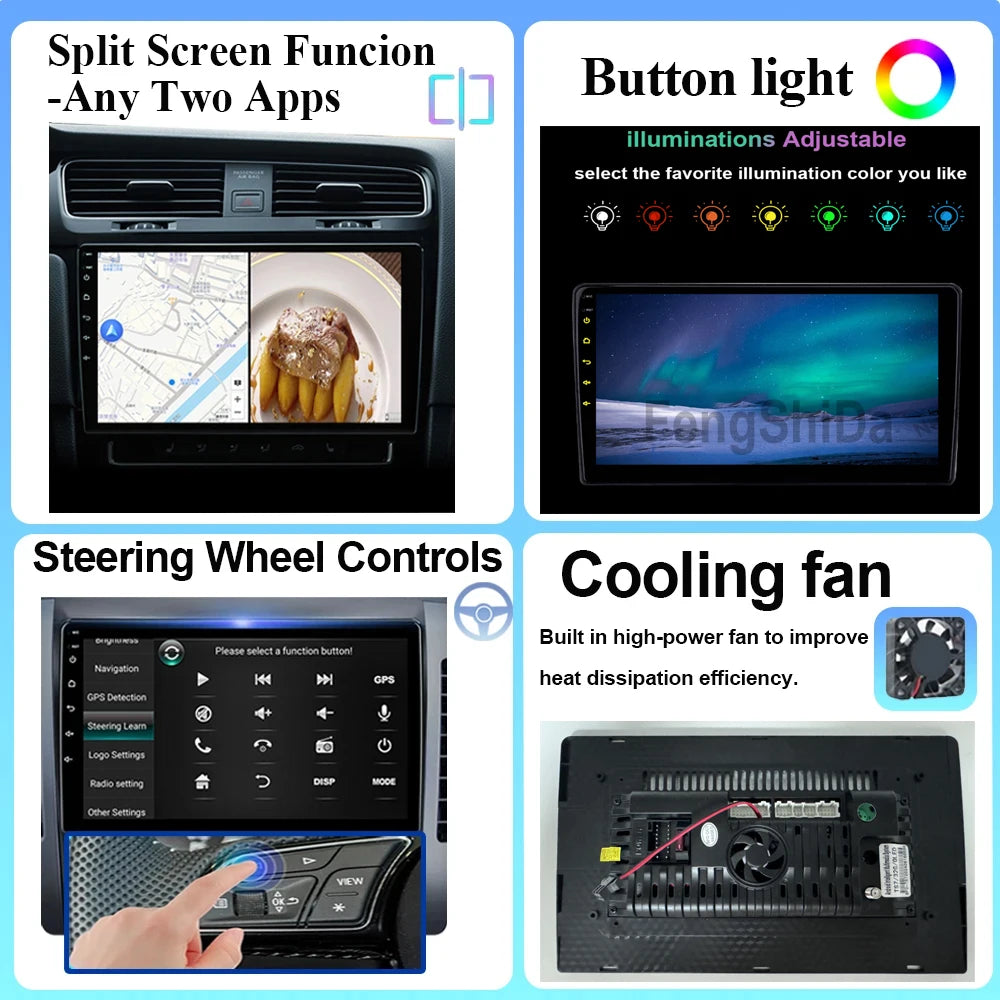 Android 15 For Toyota Camry 7 XV 50 55 2012 2013 2014-2015 2016 2017 Multimedia Carplay Car PlayerNavigation Screen GPS Radio