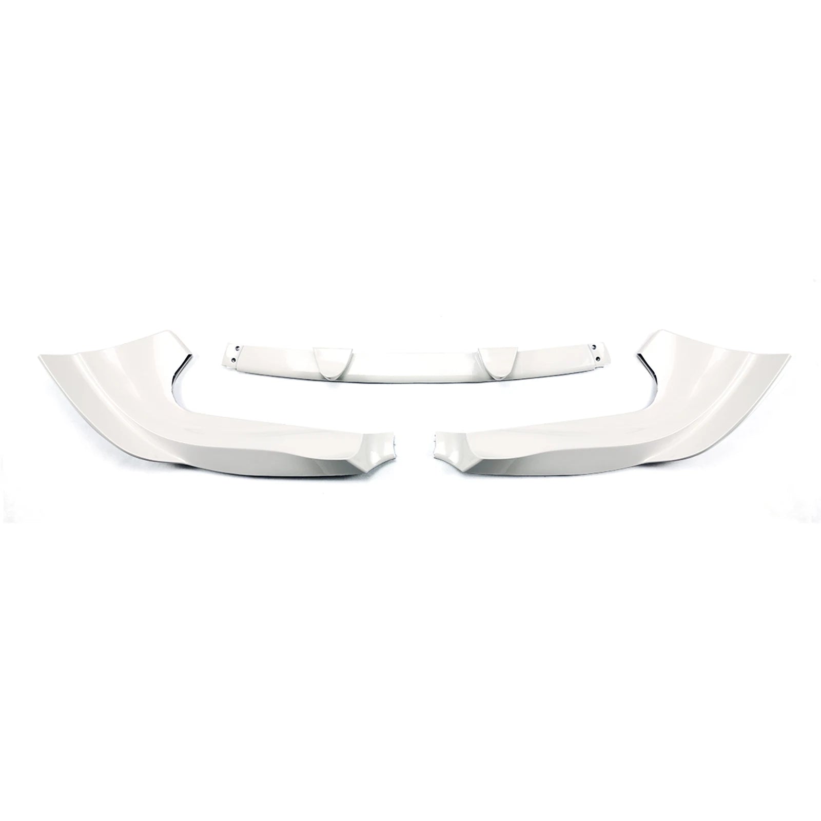 3PCS For Jeep Grand Cherokee SRT 2012 -2016 SRT8 Car Front Bumper Lip Splitter Spoiler Carbon Fiber Style Body Kit White Red
