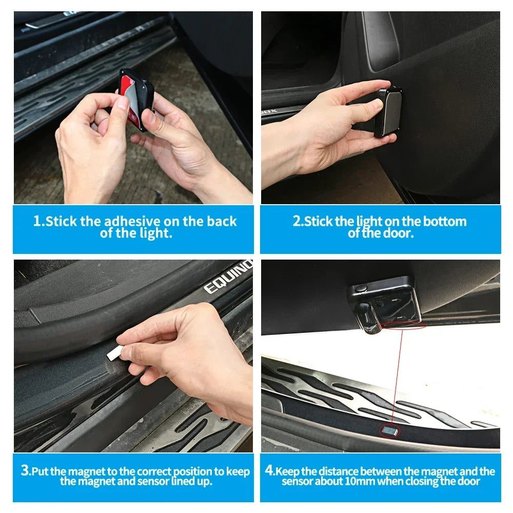 2PC Wireless Led Car Door Welcome Laser Projector Logo Shadow Night Light Car Styling Courtesy Lamp Car Accessories Kits For BYD