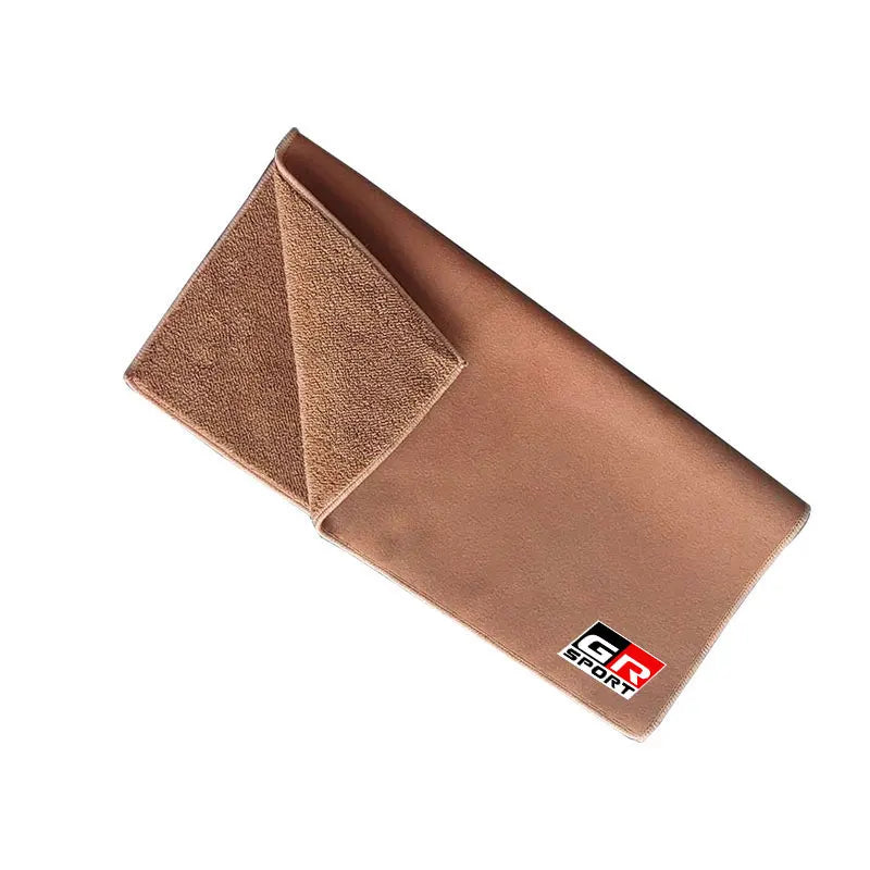 High-grade car cleaning towel without watermark For Toyota GR Sport Gazoo Racing Yaris 86 Corolla Hilux Supra C-HR Accessories