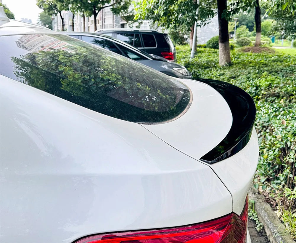 For BMW X4 F26 2014 2015 2016 2017 2018 Bodykit Car Rear Trunk Lid Rear Window Black Carbon Spoiler Wings Tuning Accessorie Part