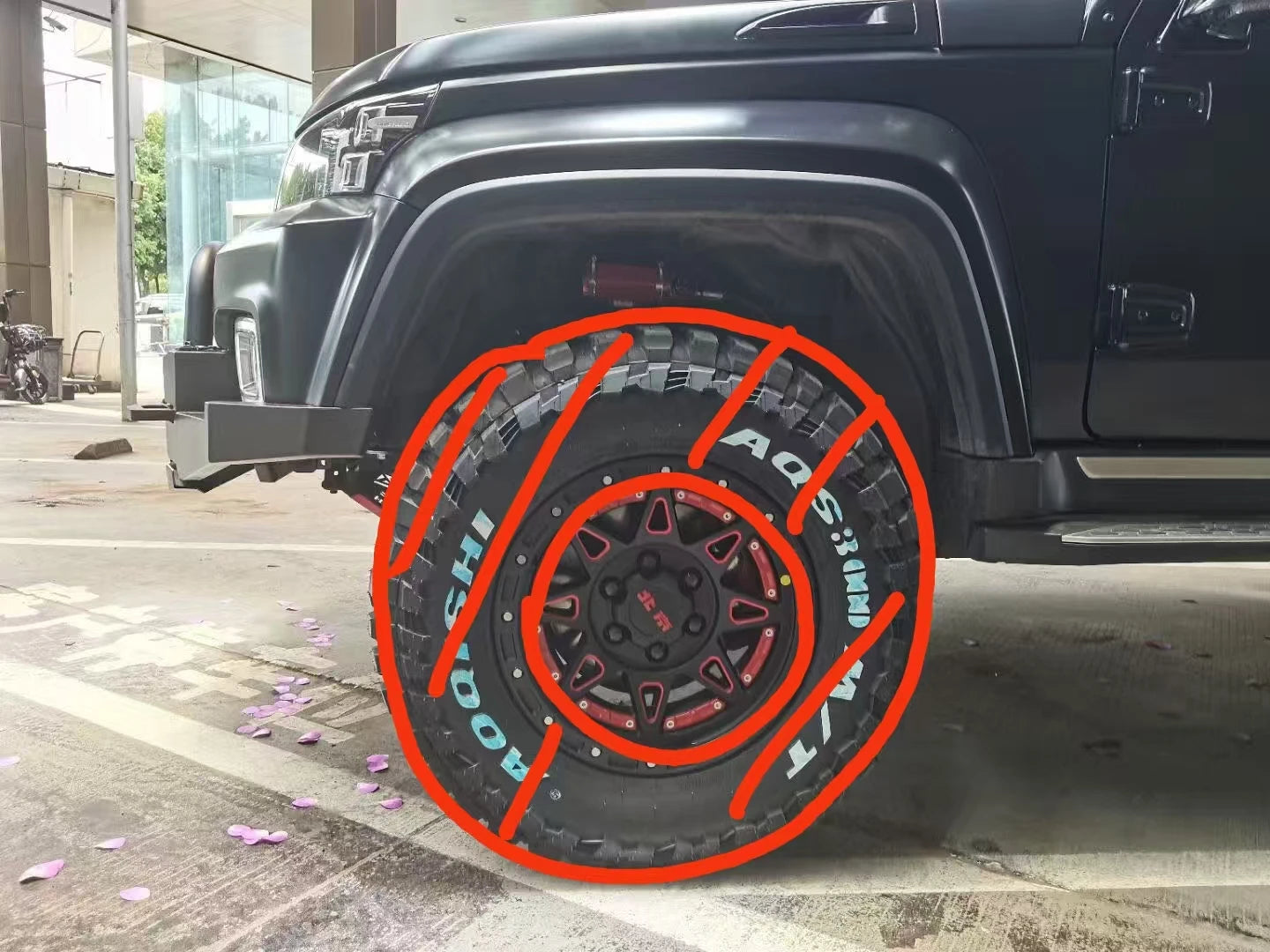 Brand New O Knight MT Off-Road Tires BJ40 285 70R17 Auto Parts with Modifications