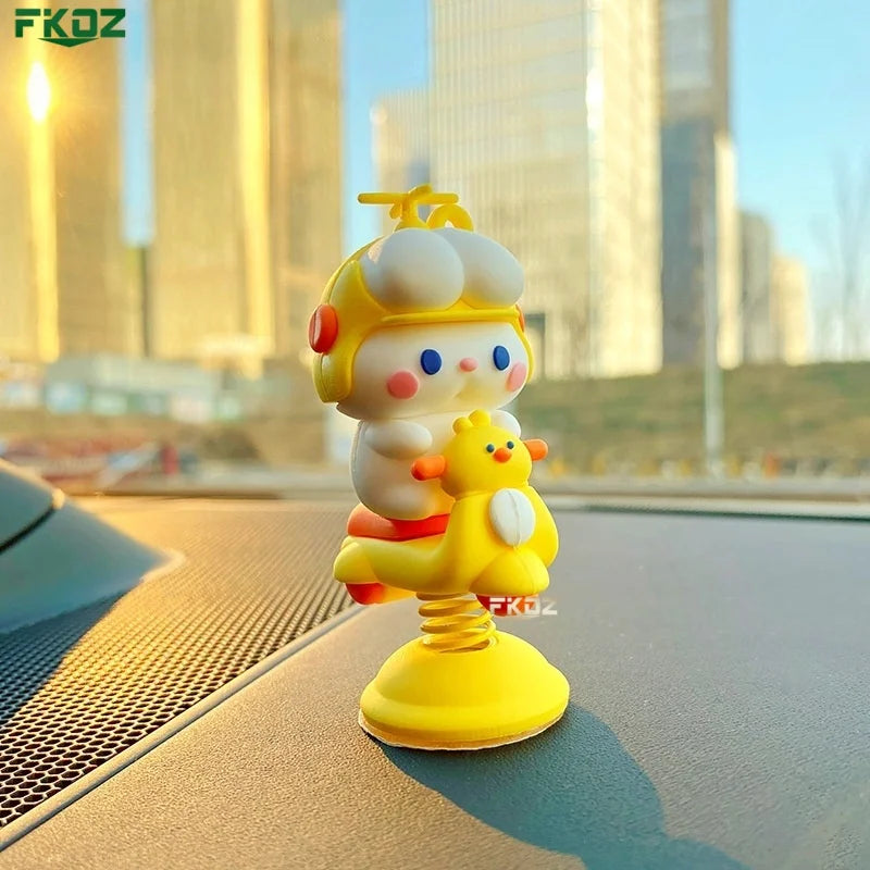 Shake Happy Creative Car Ornament Electric Car Shaking Ornament Personalized Car Relaxation Fun Ornament Desktop Decoration