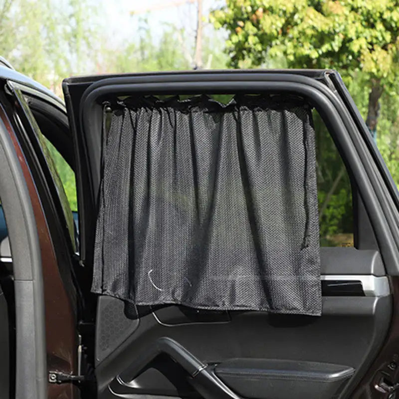 Black Suction Cup Curtain UV Protection Universal Side Window Car Window Sunshade Cover for Kid Baby Children Sunshade Summer