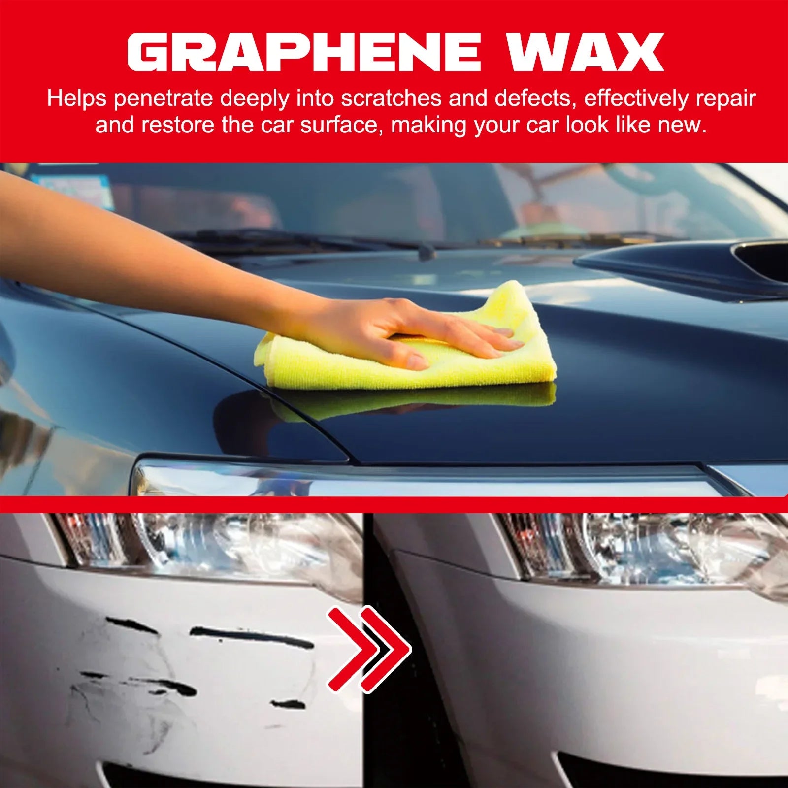 Automotive scratch wax, polishing care wax Stain removal coating Automotive finish care wax