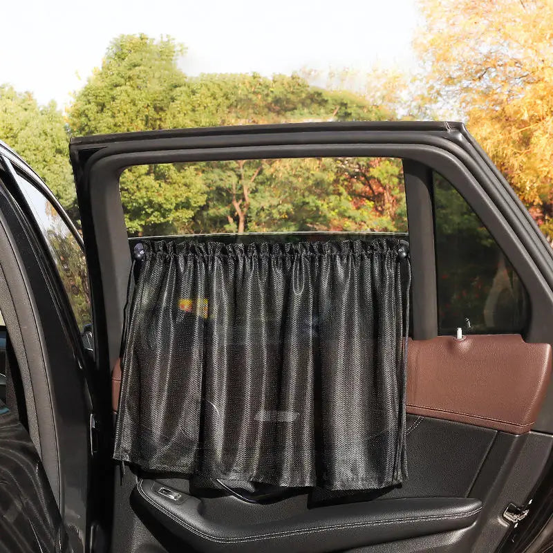 Black Suction Cup Curtain UV Protection Universal Side Window Car Window Sunshade Cover for Kid Baby Children Sunshade Summer
