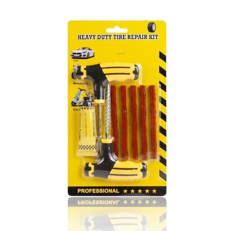 Car Tire Repair Kit Practical Tools Durable Tire Strips Super Glue Included Auto Emergency Repair Kit Optional with/without glue