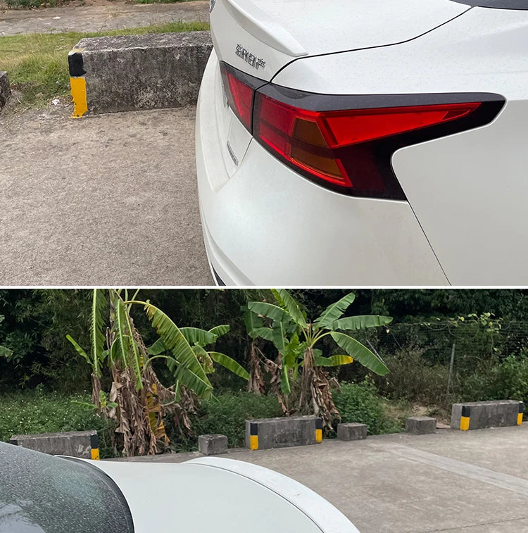 For 2019--2022 Nissan Altima Teana Rear Trunk Spoiler M4 Style Rear Window Roof Spoiler ABS Material Tuning Body Kit Accessories