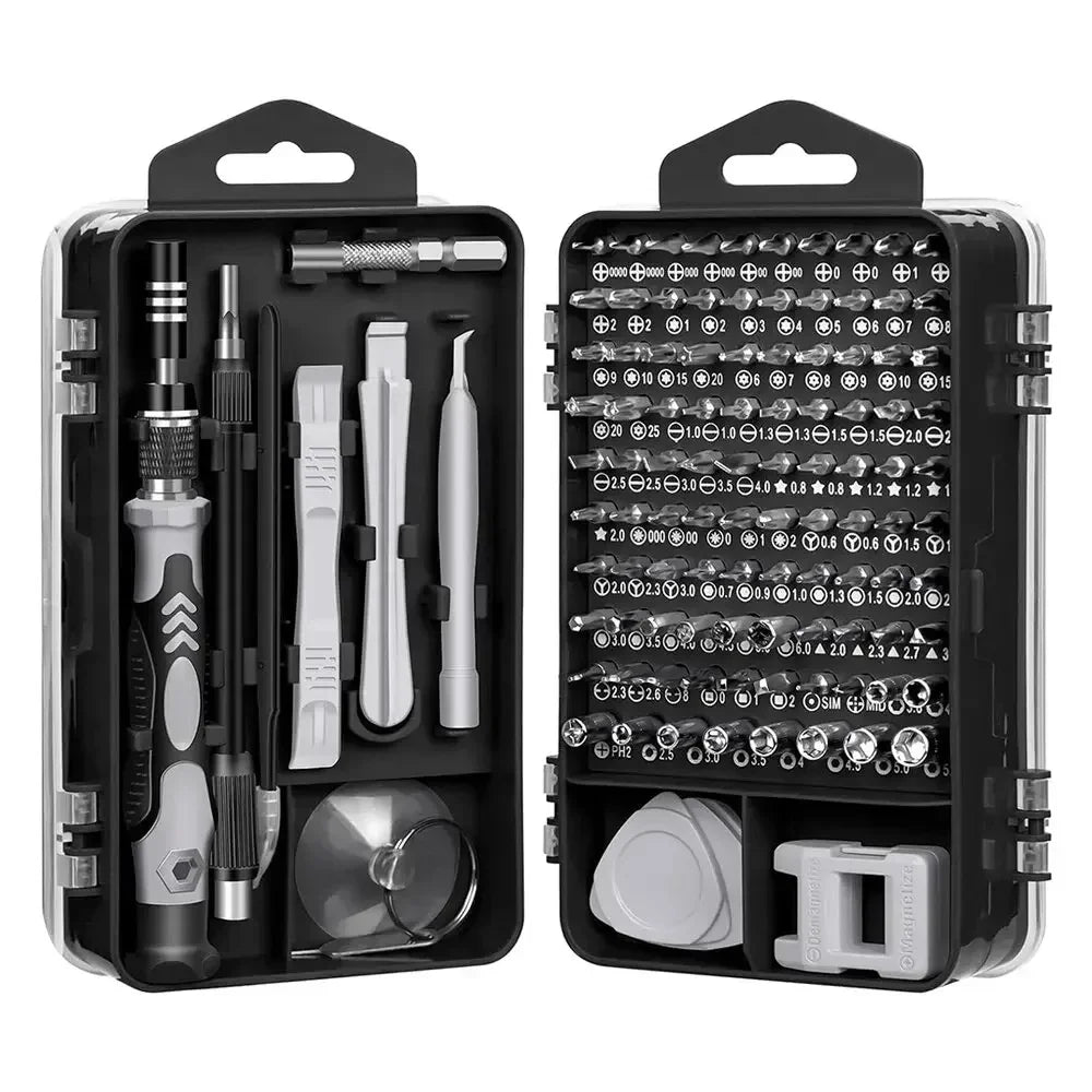 Magnetic Precision Screwdriver Set 115 in 1 Electronics Repair Tools Professional Nut Driver for Laptop Phone PC Maintenance