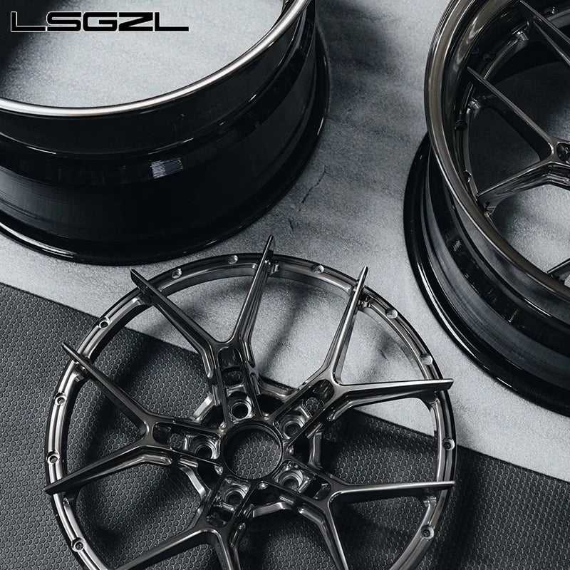 For Audi BMW Deep Lip Concave Chrome Aluminum Wheels 19 20 21 22 24 26 Wheel Spokes 5x114.3 5x112 5x130 Car Wheels