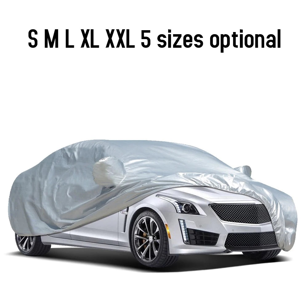 Vislone Universal Full Car Cover Outdoor Indoor UV Protection Sunscreen Heat Protection Dustproof  Scratch-Resistant Sedan Suit