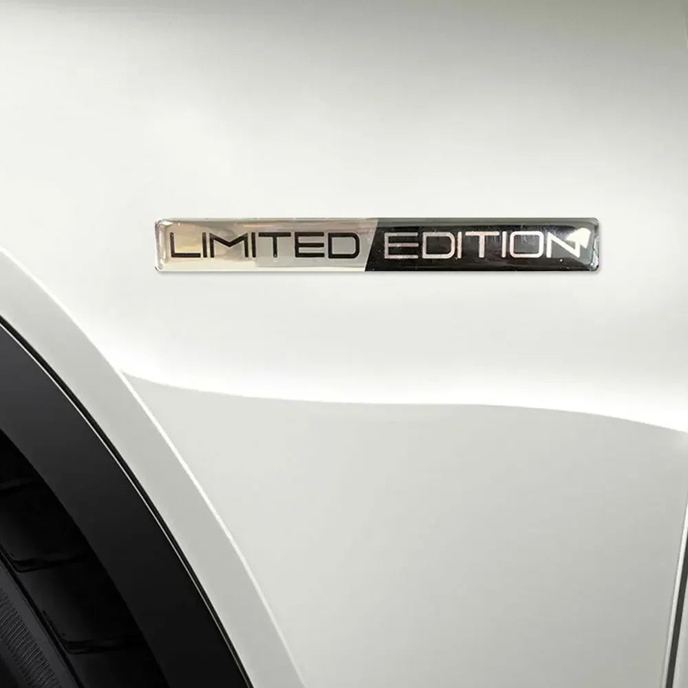 1 Pair 3D Emblem Limited Edition Styling Car Stickers Badge Decal Sticker Auto Door Bumper Trunk Body Side Decor Sticker