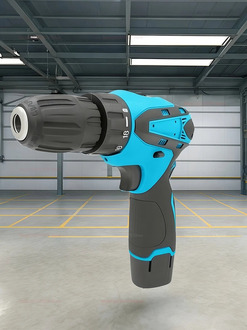 12V Electric Impact Drill with 32N Torque Wireless Cordless Power Tool Portable Multi-Function Screwdriver for Automotive